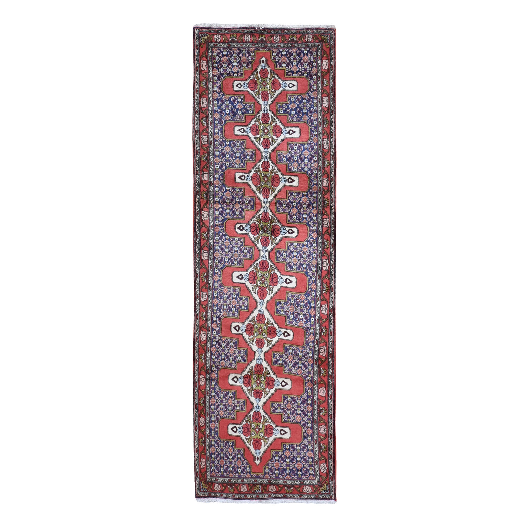 Traditional Wool Hand-Knotted Area Rug 3'0